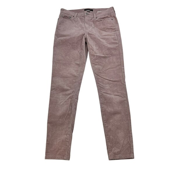 Banana Republic Skinny Fit Soft Corduroy Pants Mauve Women’s Size 4/27 - Picture 1 of 8